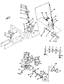Steering Assembly parts for Craftsman Front-Engine Lawn Tractor 917254530 from AppliancePartsPros.com