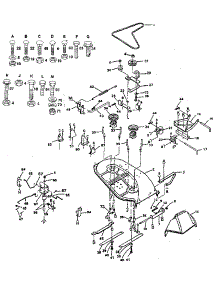 Mower parts for Craftsman Front-Engine Lawn Tractor 917254530 from AppliancePartsPros.com