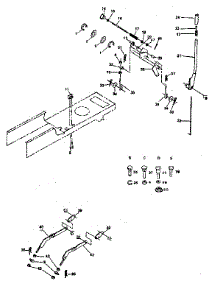 Lift Adjustment parts for Craftsman Front-Engine Lawn Tractor 917254550 from AppliancePartsPros.com