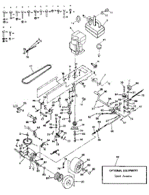 Drive parts for Craftsman Front-Engine Lawn Tractor 917254551 from AppliancePartsPros.com