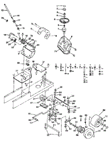 Steering Assembly parts for Craftsman Front-Engine Lawn Tractor 917254551 from AppliancePartsPros.com