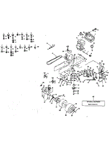Drive parts for Craftsman Front-Engine Lawn Tractor 917254580 from AppliancePartsPros.com