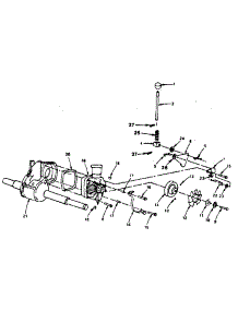 Differential And Pump Assembly parts for Craftsman Front-Engine Lawn Tractor 917254580 from AppliancePartsPros.com
