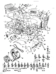 Top Half parts for Craftsman Front-Engine Lawn Tractor 91725460 from AppliancePartsPros.com