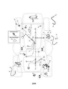 Electrical parts for Craftsman Front-Engine Lawn Tractor 917254600 from AppliancePartsPros.com