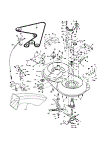 Mower parts for Craftsman Front-Engine Lawn Tractor 917254600 from AppliancePartsPros.com