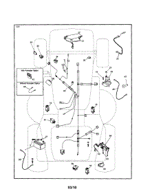 Electrical parts for Craftsman Front-Engine Lawn Tractor 917254601 from AppliancePartsPros.com