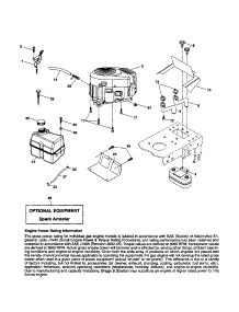 Engine parts for Craftsman Front-Engine Lawn Tractor 917254601 from AppliancePartsPros.com