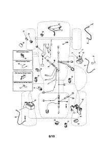 Electrical parts for Craftsman Front-Engine Lawn Tractor 917254602 from AppliancePartsPros.com