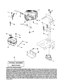 Engine parts for Craftsman Front-Engine Lawn Tractor 917254602 from AppliancePartsPros.com