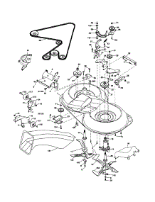 Mower parts for Craftsman Front-Engine Lawn Tractor 917254602 from AppliancePartsPros.com