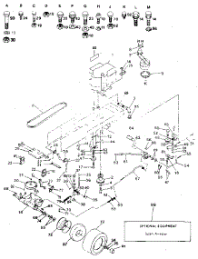 Drive parts for Craftsman Front-Engine Lawn Tractor 917254611 from AppliancePartsPros.com