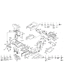 Enclosure parts for Craftsman Front-Engine Lawn Tractor 917254621 from AppliancePartsPros.com