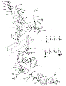 Steering And Front Axle parts for Craftsman Front-Engine Lawn Tractor 917254621 from AppliancePartsPros.com