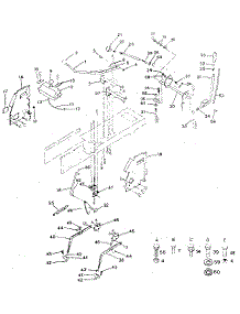 Lift Adjustment parts for Craftsman Front-Engine Lawn Tractor 917254621 from AppliancePartsPros.com