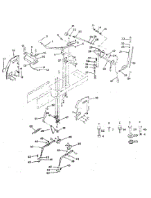 Lift Adjustment parts for Craftsman Front-Engine Lawn Tractor 917254622 from AppliancePartsPros.com