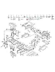 Enclosure parts for Craftsman Front-Engine Lawn Tractor 917254623 from AppliancePartsPros.com