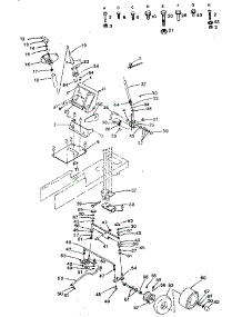 Steering And Front Axle parts for Craftsman Front-Engine Lawn Tractor 917254623 from AppliancePartsPros.com