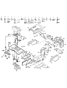 Enclosure parts for Craftsman Front-Engine Lawn Tractor 917254631 from AppliancePartsPros.com