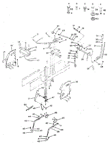 Lift Adjustment parts for Craftsman Front-Engine Lawn Tractor 917254631 from AppliancePartsPros.com