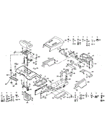 Enclosure parts for Craftsman Front-Engine Lawn Tractor 917254640 from AppliancePartsPros.com