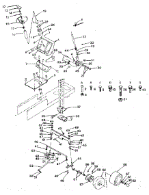 Steering And Front Axle parts for Craftsman Front-Engine Lawn Tractor 917254641 from AppliancePartsPros.com