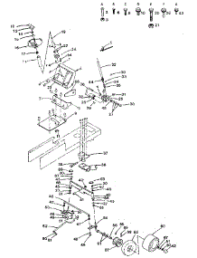 Steering And Front Axle parts for Craftsman Front-Engine Lawn Tractor 917254642 from AppliancePartsPros.com