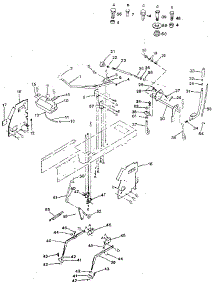Lift Adjustment parts for Craftsman Front-Engine Lawn Tractor 917254642 from AppliancePartsPros.com