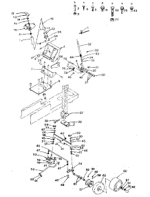 Steering And Front Axle parts for Craftsman Front-Engine Lawn Tractor 917254643 from AppliancePartsPros.com