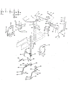Lift Adjustment parts for Craftsman Front-Engine Lawn Tractor 917254643 from AppliancePartsPros.com