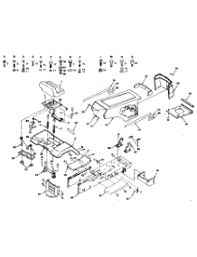 Chassis And Enclosures parts for Craftsman Front-Engine Lawn Tractor 917254650 from AppliancePartsPros.com