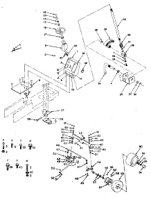 Steering And Front Axle parts for Craftsman Front-Engine Lawn Tractor 917254650 from AppliancePartsPros.com