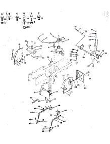 Lift Adjustment parts for Craftsman Front-Engine Lawn Tractor 917254650 from AppliancePartsPros.com
