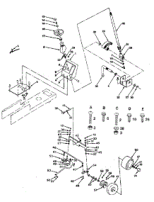 Steering And Front Axle parts for Craftsman Front-Engine Lawn Tractor 917254651 from AppliancePartsPros.com
