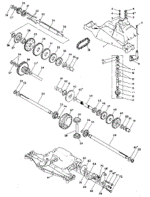 Transaxle parts for Craftsman Front-Engine Lawn Tractor 917254651 from AppliancePartsPros.com