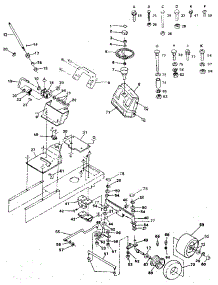 Steering Assembly parts for Craftsman Front-Engine Lawn Tractor 917254660 from AppliancePartsPros.com