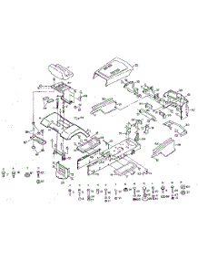 Enclosure parts for Craftsman Front-Engine Lawn Tractor 917254670 from AppliancePartsPros.com