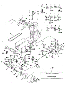 Drive parts for Craftsman Front-Engine Lawn Tractor 917254670 from AppliancePartsPros.com