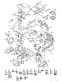 Chassis And Enclosures parts for Craftsman Front-Engine Lawn Tractor 917254680 from AppliancePartsPros.com