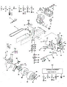 Drive parts for Craftsman Front-Engine Lawn Tractor 917254680 from AppliancePartsPros.com