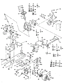 Steering Assembly parts for Craftsman Front-Engine Lawn Tractor 917254680 from AppliancePartsPros.com