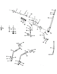 Lift Adjustment parts for Craftsman Front-Engine Lawn Tractor 917254680 from AppliancePartsPros.com