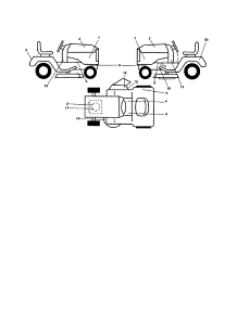 Decals parts for Craftsman Front-Engine Lawn Tractor 917254691 from AppliancePartsPros.com