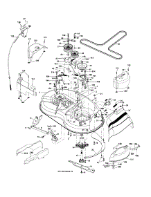 Mower parts for Craftsman Front-Engine Lawn Tractor 917254691 from AppliancePartsPros.com