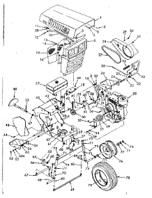 Engine parts for Craftsman Front-Engine Lawn Tractor 91725470 from AppliancePartsPros.com