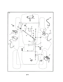 Electrical parts for Craftsman Front-Engine Lawn Tractor 917254700 from AppliancePartsPros.com