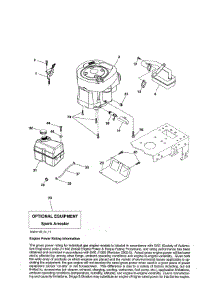 Engine parts for Craftsman Front-Engine Lawn Tractor 917254700 from AppliancePartsPros.com
