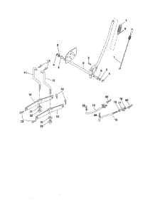 Lift parts for Craftsman Front-Engine Lawn Tractor 917254700 from AppliancePartsPros.com