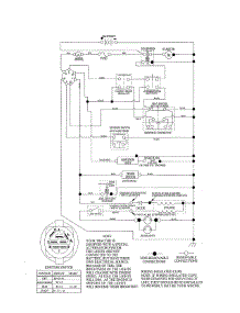 Schematic Diagram parts for Craftsman Front-Engine Lawn Tractor 917254700 from AppliancePartsPros.com