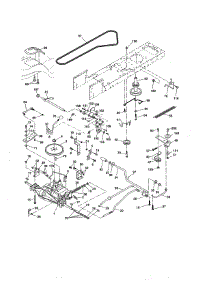 Ground Drive parts for Craftsman Front-Engine Lawn Tractor 917254702 from AppliancePartsPros.com